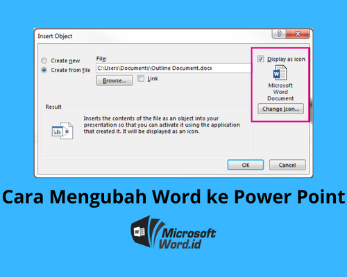 cara mengubah file ppt menjadi word