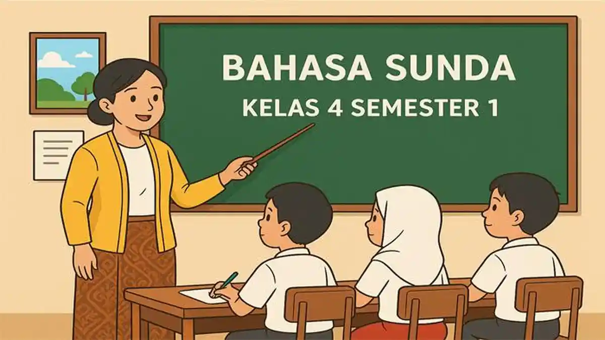 40 JAWABAN Soal Bahasa Sunda Kelas 4 Semester 1 Pilihan Ganda Siap