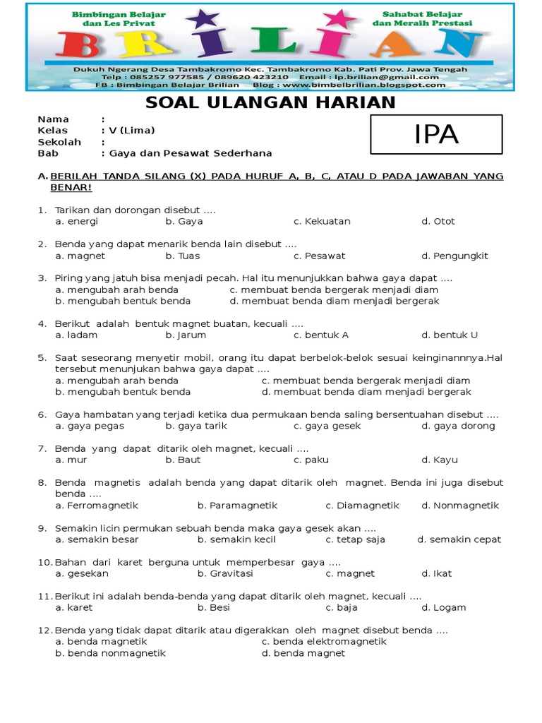 5 Fakta Mengejutkan Soal IPA Kelas 5 Semester 1 Beserta Kunci Jawaban di OSN 2026
