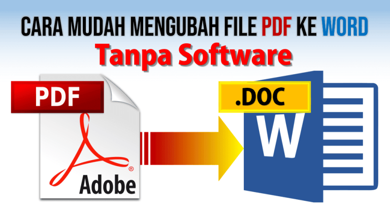3 Cara Mengubah PDF ke Word Online Free yang Terbukti Ampuh