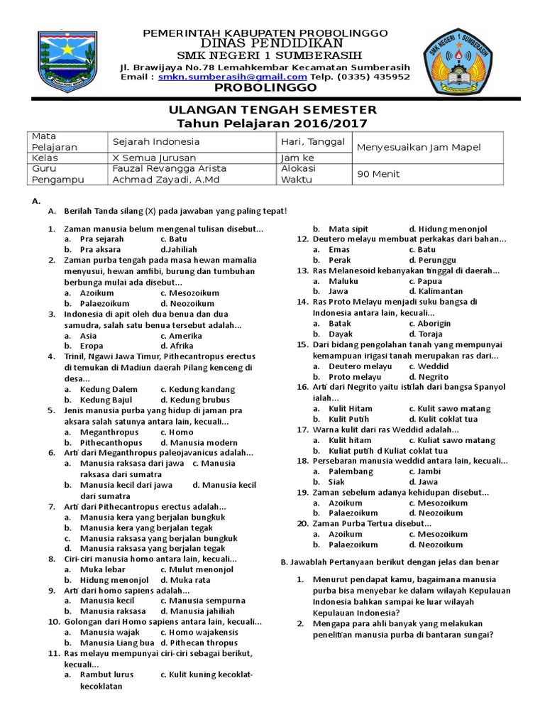5 Fakta Mengejutkan dari Kumpulan Soal Sejarah Kelas 11 Semester 1 yang Wajib Kamu Tahu 5 Fakta Mengejutkan dari Kumpulan Soal Sejarah Kelas 11 Semester 1 yang Wajib Kamu Tahu