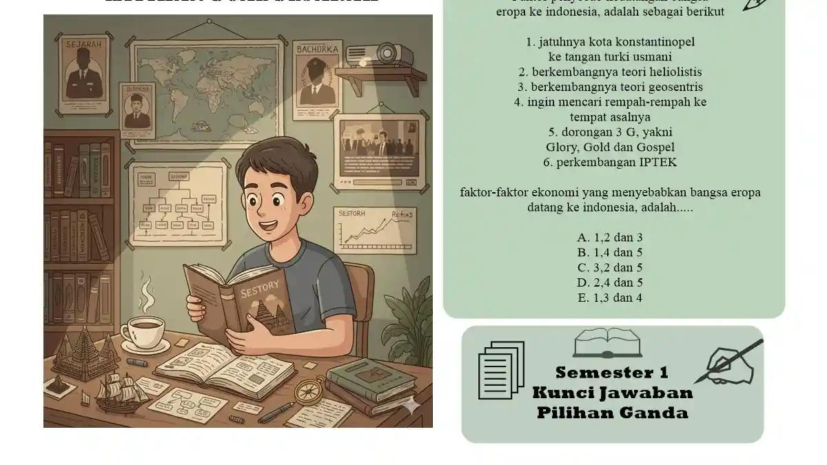 25 Soal Sejarah Kelas 11 Semester 1 Kurikulum Merdeka dan Kunci Jawaban 25 Soal Sejarah Kelas 11 Semester 1 Kurikulum Merdeka dan Kunci Jawaban