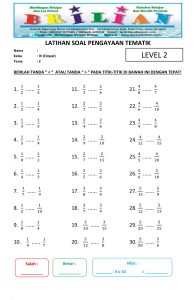 Kuasai Tema 2 Kelas 4 Download Latihan Soal Lengkap dan Persiapkan