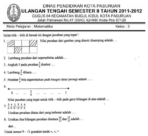 Akhirnya Tersedia! Downlod Soal PAT Matematika Kela 4 Semester 2 Kurtilas 2018.pdf Akhirnya Tersedia! Downlod Soal PAT Matematika Kela 4 Semester 2 Kurtilas 2018.pdf