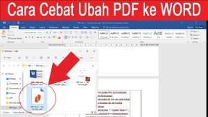 Mengubah File PDF ke Word Gratis Panduan Lengkap Tanpa Repot