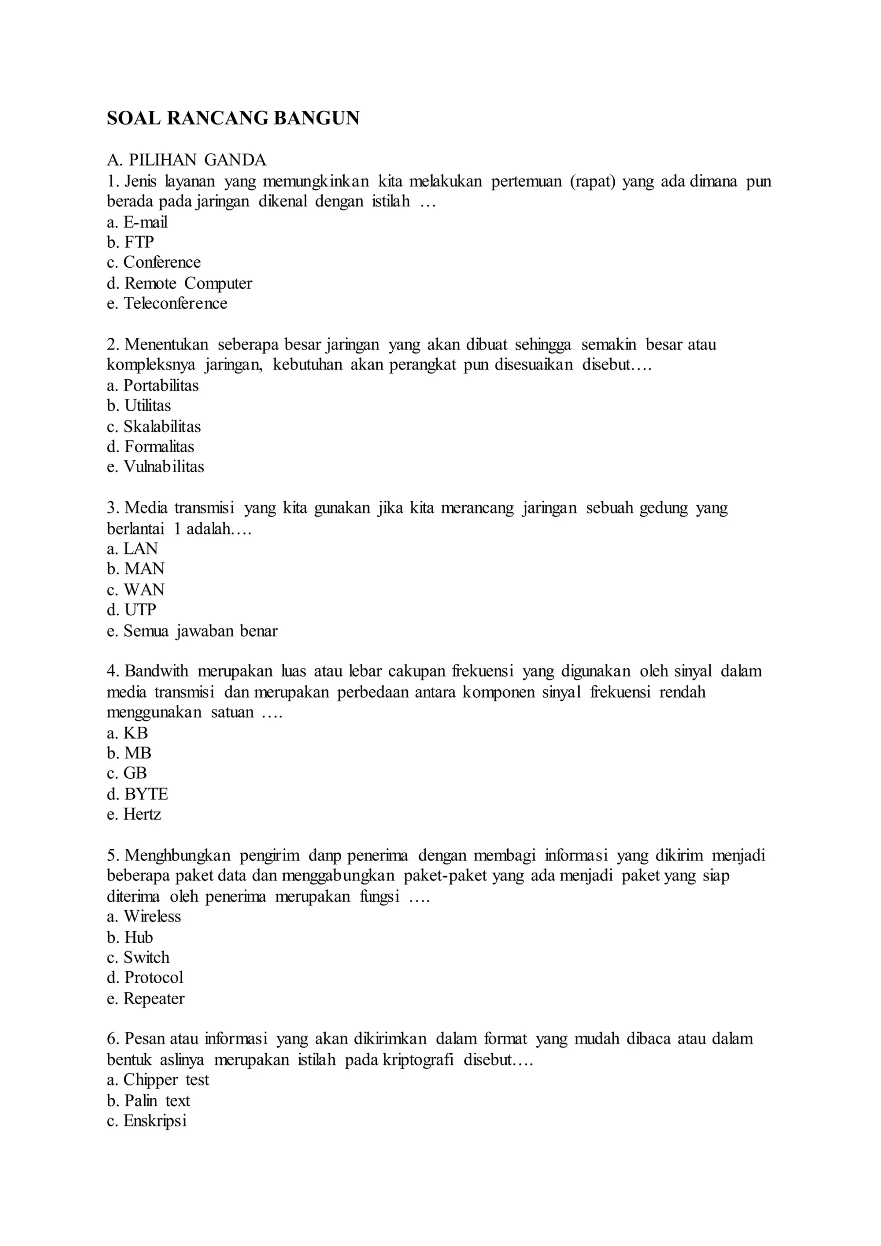 7 Rahasia Contoh Soal Rancang Bangun Jaringan Kelas XI Semester 2 yang Wajib Tahu 7 Rahasia Contoh Soal Rancang Bangun Jaringan Kelas XI Semester 2 yang Wajib Tahu