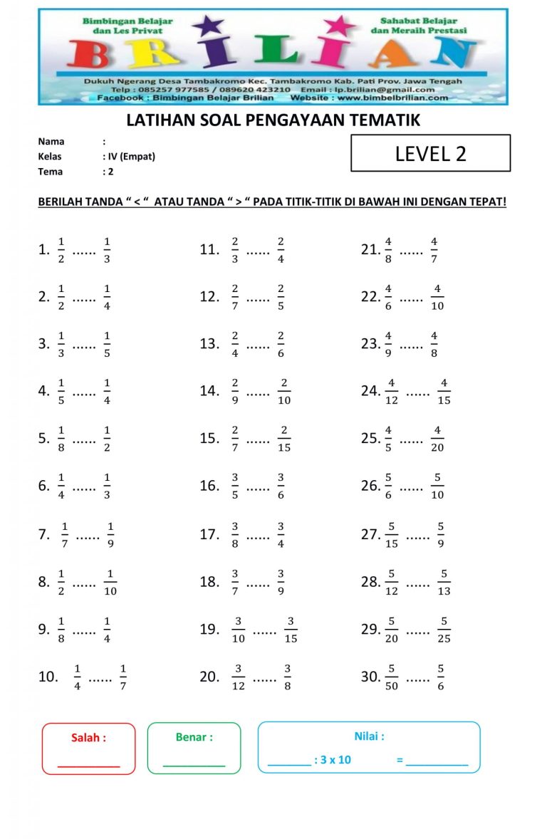 Akhirnya Tersedia! Download Soal-Soal Matematika Kelas 4 Kurikulum 2013 Siap Cetak