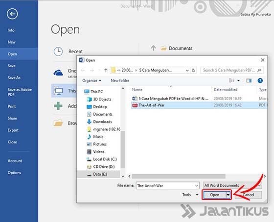 5 Cara Mengubah PDF ke Word di PC Android Online Offline 5 Cara Mengubah PDF ke Word di PC Android Online Offline