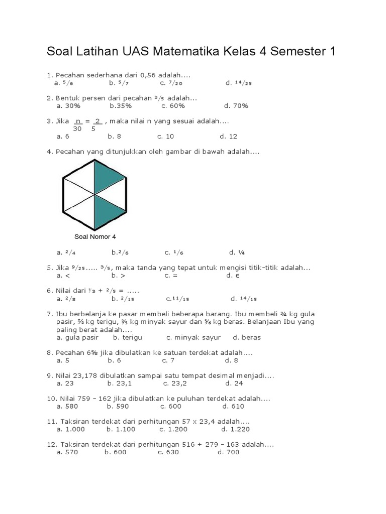 Rahasia Juragan Les Soal PTS Matematika Kelas 4 Semester 1 7 Tips Menguasai Soal Tanpa Ribet Rahasia Juragan Les Soal PTS Matematika Kelas 4 Semester 1 7 Tips Menguasai Soal Tanpa Ribet