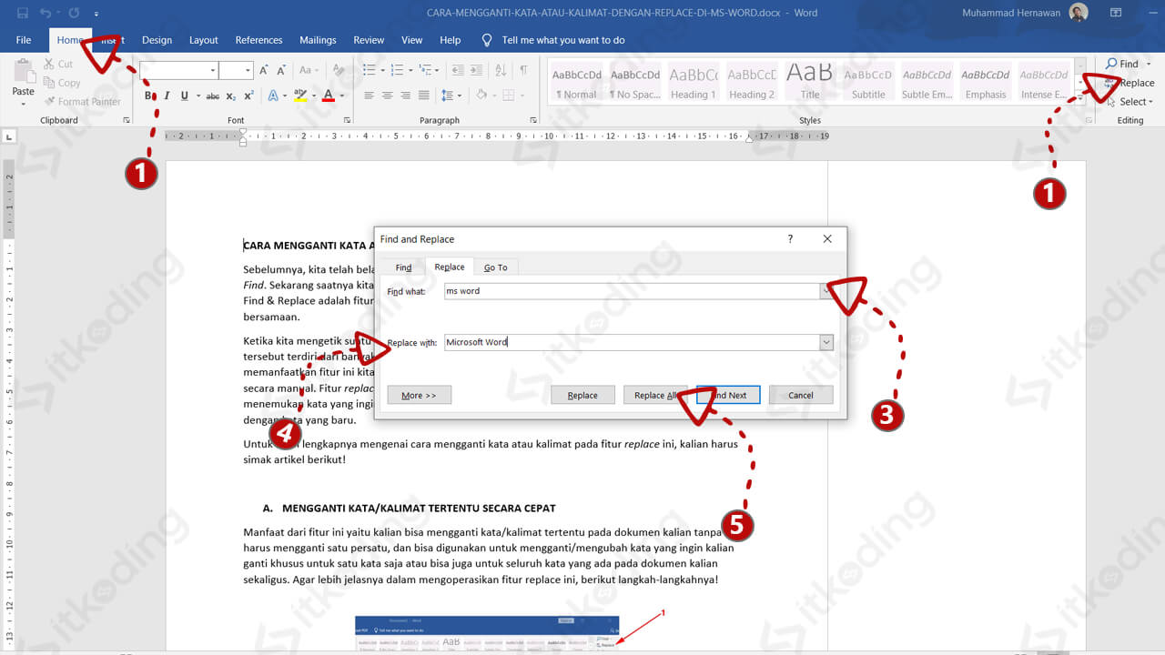 Rahasia Cara Cepat Mengubah Mengganti Kata Semua Pada Word 2013 Agar Kerja Lebih Efisien Rahasia Cara Cepat Mengubah Mengganti Kata Semua Pada Word 2013 Agar Kerja Lebih Efisien
