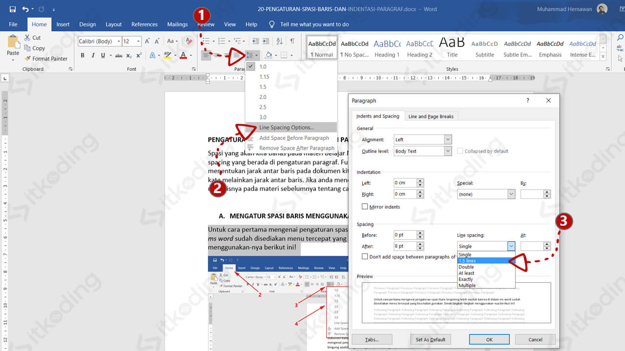Rahasia Cara Cepat Mengubah Spasi pada Word Agar Dokumen Kerja Lebih Rapi Rahasia Cara Cepat Mengubah Spasi pada Word Agar Dokumen Kerja Lebih Rapi