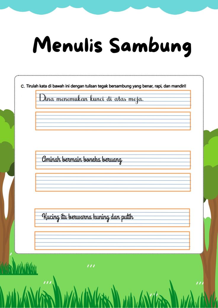 Rahasia Cepat Bisa Baca Tulis dengan Lembar Kerja Soal Menulis Huruf Sambung Kelas 1 SD Rahasia Cepat Bisa Baca Tulis dengan Lembar Kerja Soal Menulis Huruf Sambung Kelas 1 SD