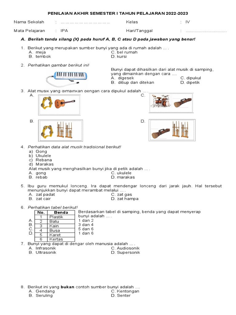 Rahasia Nilai Sempurna dengan Lembar Soal IPA Kelas 4 Semester 1 Terbaru Rahasia Nilai Sempurna dengan Lembar Soal IPA Kelas 4 Semester 1 Terbaru