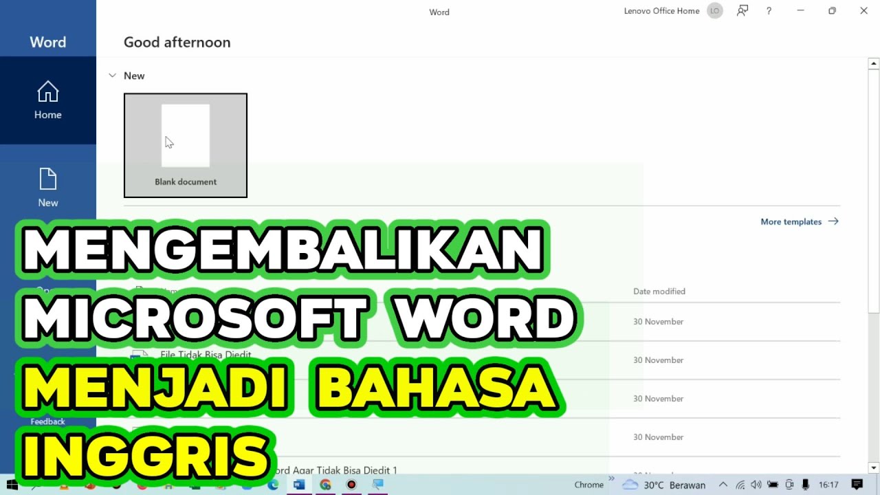 Ternyata Ini Cara Agar Word Tidak Berubah Jadi Bahasa Inggris Secara Otomatis Ternyata Ini Cara Agar Word Tidak Berubah Jadi Bahasa Inggris Secara Otomatis