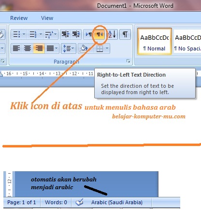 Ternyata Ini Penyebab Bahasa Arab yang Berubah di Word dan Cara Mengatasinya Ternyata Ini Penyebab Bahasa Arab yang Berubah di Word dan Cara Mengatasinya
